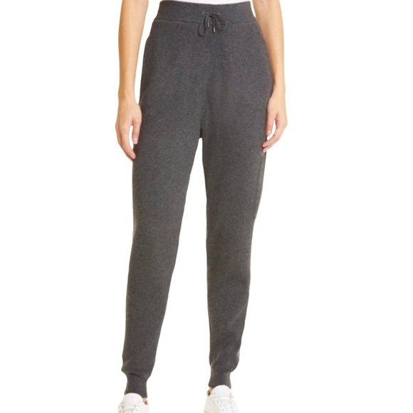 Ted Baker Luciiyy Drawstring Knit Joggers Pants Charcoal Gray Size 1 Loungewear - Picture 2 of 12